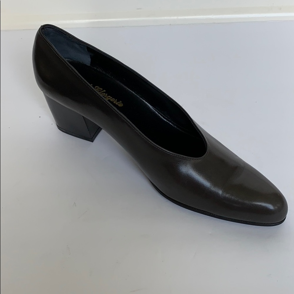 Vintage ROBERT CLERGERIE Dark Pewter Heels